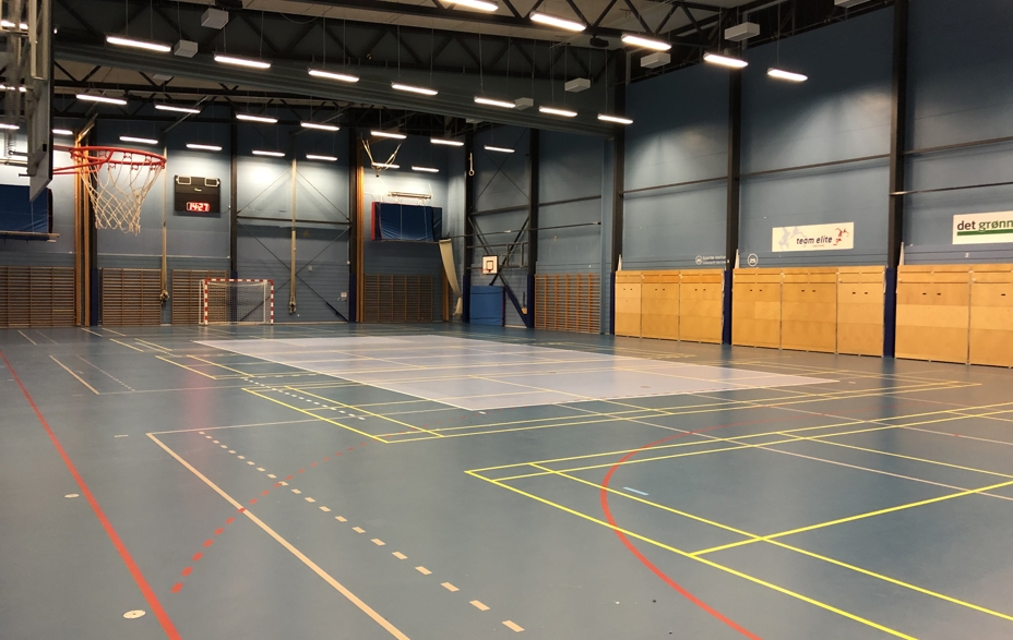 Billedet viser multisalen i Engelsborghallen